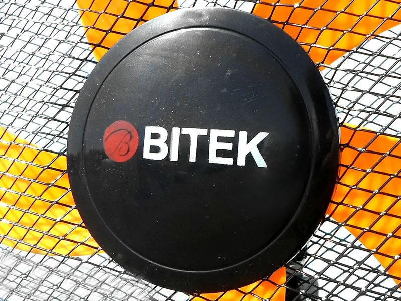 Вентилятор підлоговий BITEK 16" (40см) 100Вт 5 пласт. лоп. чорний/оранжевий BT-1630BO 4шт 8088 8088 фото