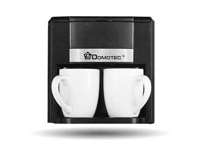 Кофеварка 2 чашки 500Вт 300мл 220В Domotec MS-0708 Black 6шт 9520 9520 фото
