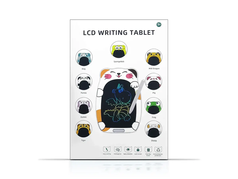 Планшет графический 6" детский цветной LCD Writing Tablet 100шт 6602 6653 фото