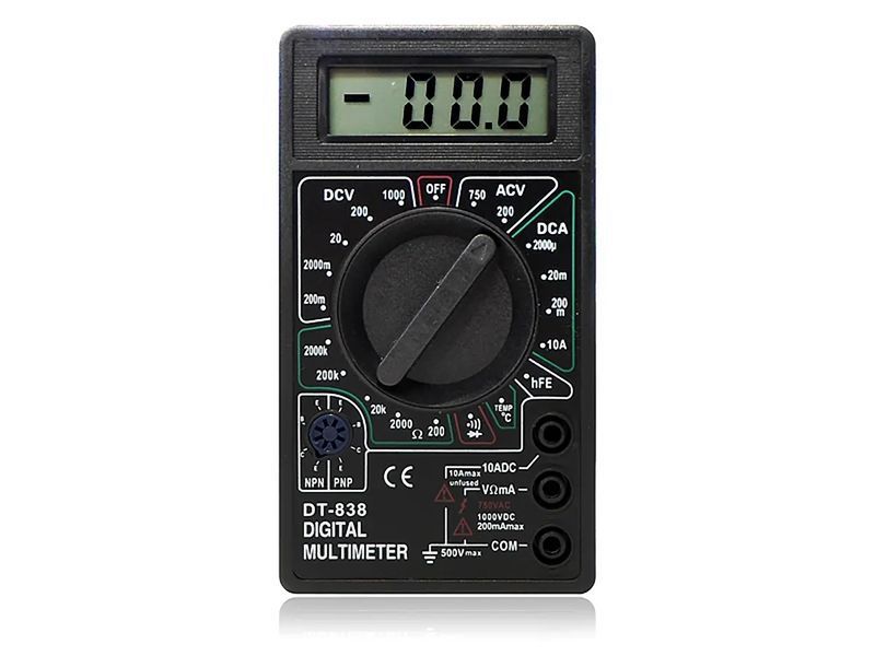 Тестер электросети 1 сорт DT-838 100шт 8841 8841 фото
