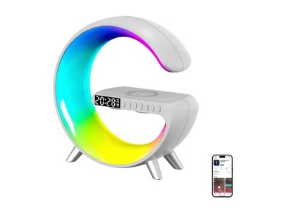 Лампа-нічник із Bluetooth-колонкою G-Smart RGB 10W Light Sound Machine 40шт 6804 6804 фото