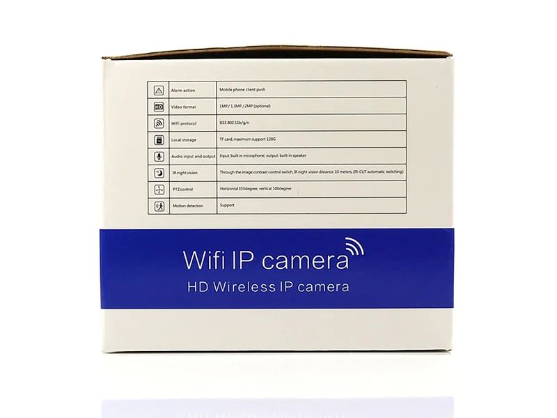 Видеокамера для наблюдения WIFI IP 2,0Мп 8165HP3.6M 50шт 9598 9598 фото