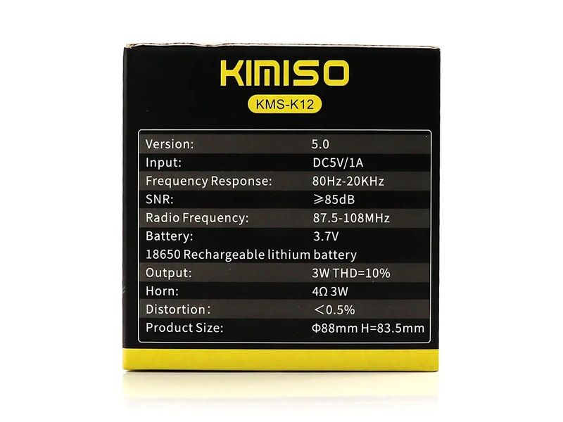 Мінідинамік Bluetooth Kimiso KMS-K12 80шт 8820 8820 фото