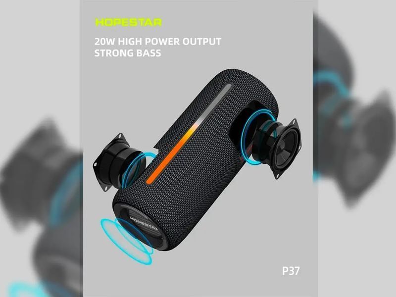 Мінідинамік Bluetooth HOPESTAR P37 30шт 6927 6927 фото