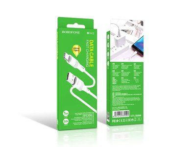 Кабель USB-Type-C Borofone BX43 CoolJoy 360шт 7295 7295 фото