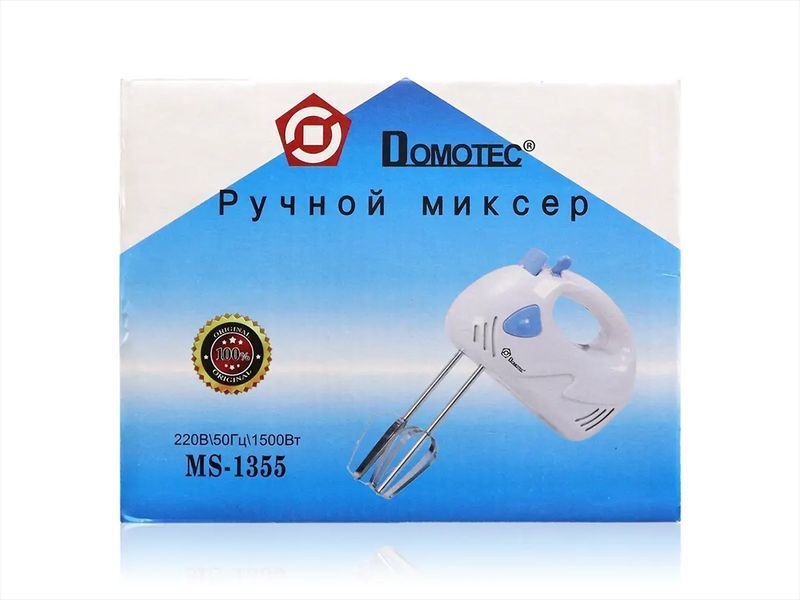 Миксер ручной 1500Вт Domotec MS-1355 24шт 7752 7752 фото