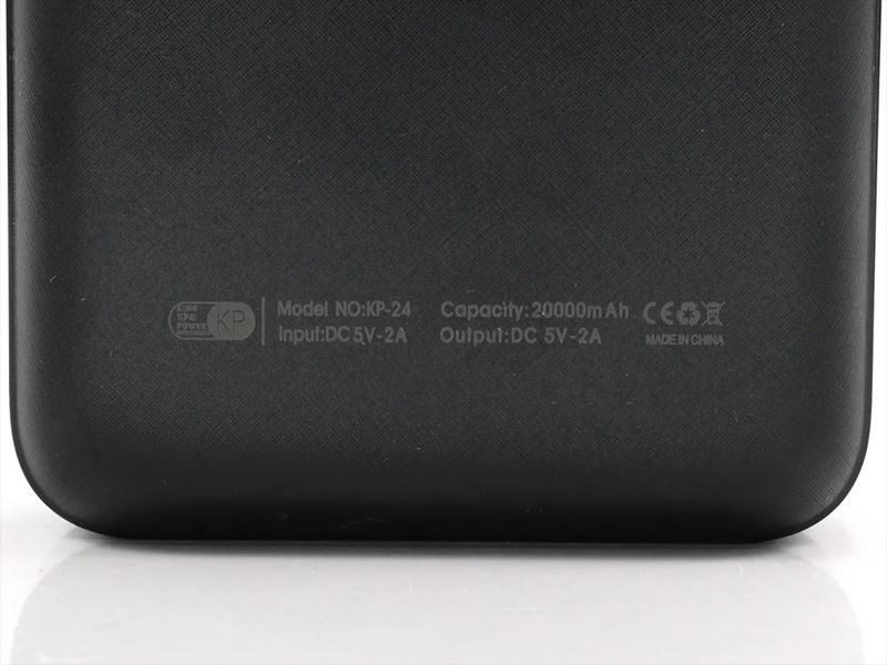 Зовнішній акумулятор (power bank) 20000мАг KP KP-24 45шт 7274 7274 фото