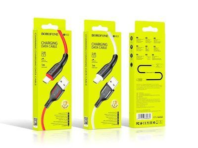 Кабель USB - Lightning Borofone BX63 Charming 360шт 7311 7311 фото