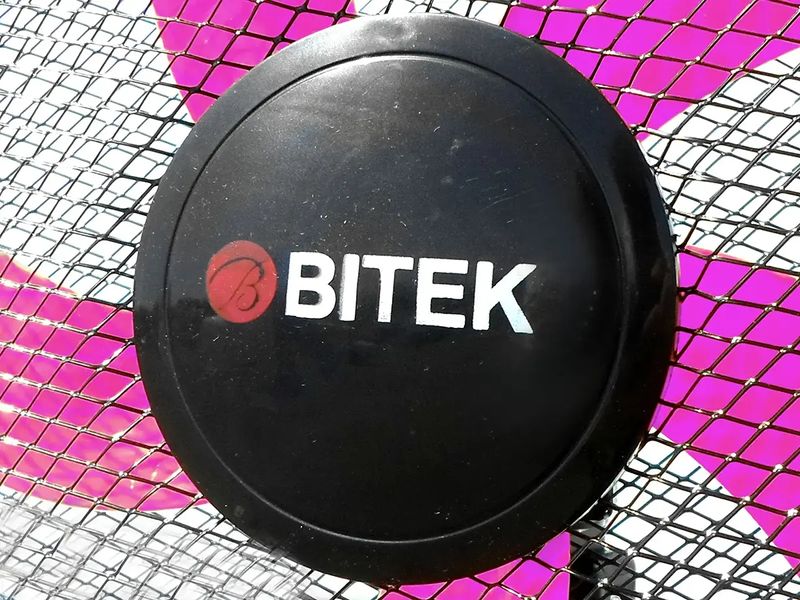 Вентилятор підлоговий BITEK 16" (40см) 100Вт 5 пласт. лоп. чорний/рожевий BT-1630BP 4шт 8090 8090 фото