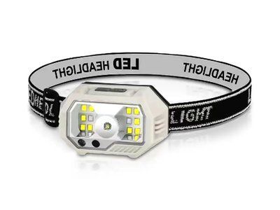 Фонарь налобный Type-C с сенсорным датчиком Bailong SH-S21 240шт 6861 6861 фото