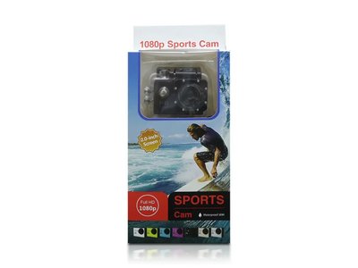 Відеокамера Action Sport Camera з дисплеєм 1080p/WIFI/microUSB A7 40шт 7485 7485 фото