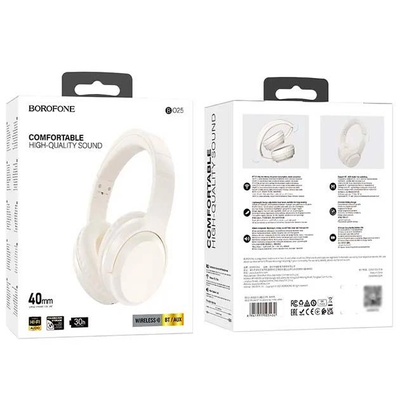 Наушники накладные Bluetooth Borofone BO25 Rhyme 24шт 6672 6672 фото