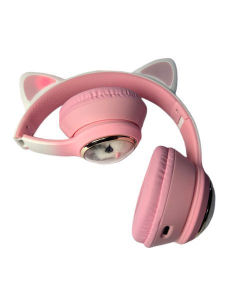 Навушники накладні Bluetooth Кошенятко з вушками AKZ-09 80шт 6772 6772 фото