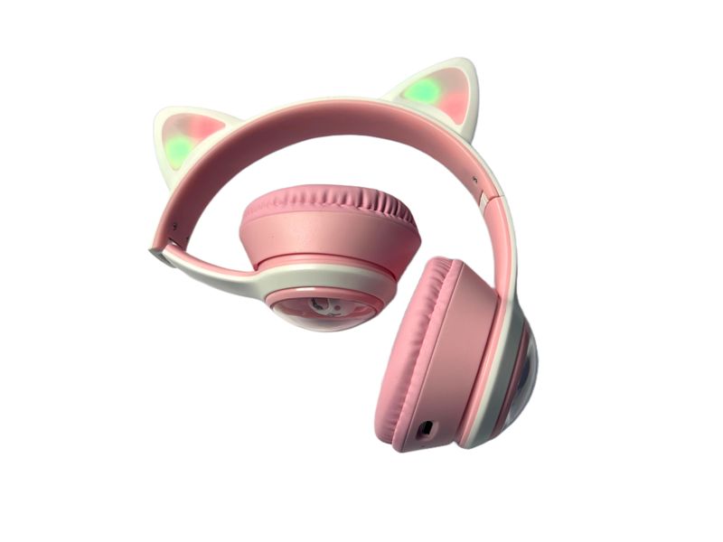 Навушники накладні Bluetooth Кошенятко з вушками AKZ-07 80шт 6775 6775 фото