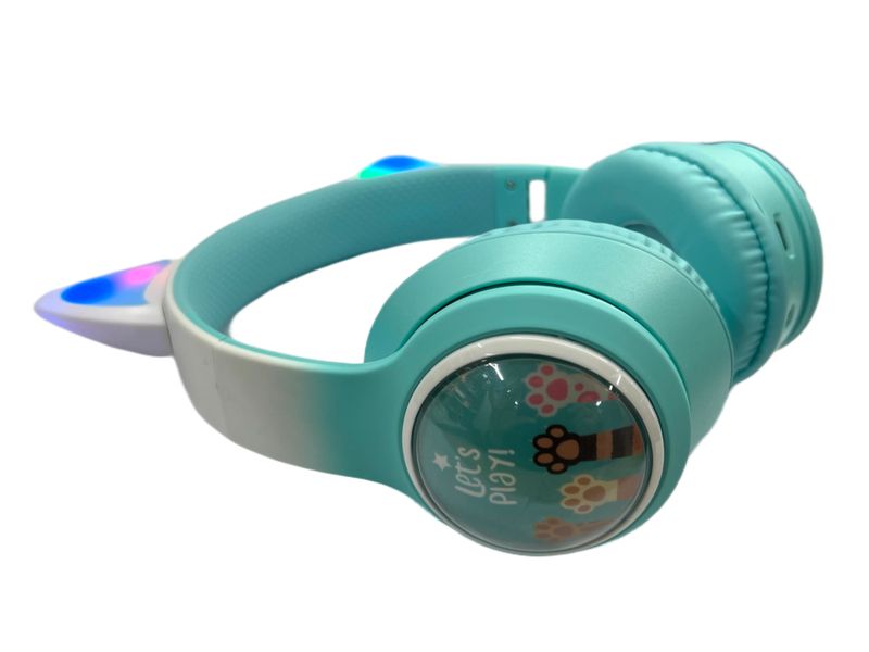 Навушники накладні Bluetooth Кошенятко з вушками AKZ-02C 80шт 6773 6773 фото