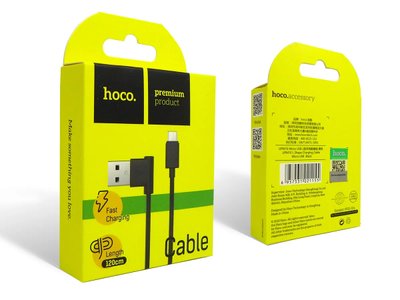 Кабель USB - micro USB кутовий Hoco UPM10-L (уп. 50шт) 500шт 7700 7700 фото