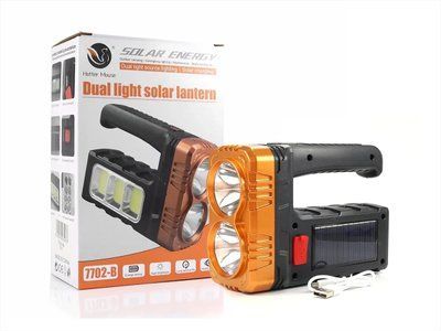 Ліхтар ручний Solar Hotter Mouse 7702-A-COB 60шт 7501 7501 фото