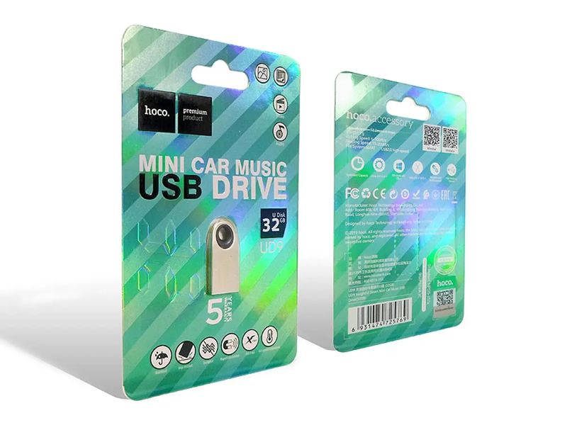 Флешка USB 32Гб Hoco Smart Mini Car Music UD9 400шт 9630 9630 фото