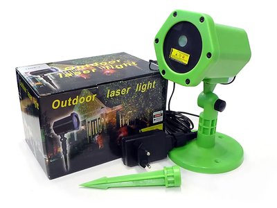 Проектор лазерный пластиковый зеленый PIC-04-12 30шт 8283 8283 фото