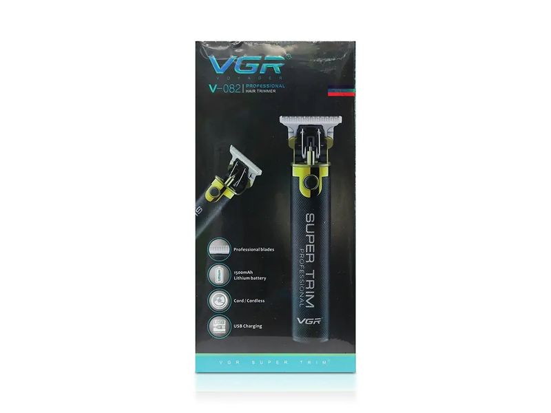 Машинка для стрижки волосся акумуляторна підзарядка від USB VGR V-082 40шт 7031 7031 фото