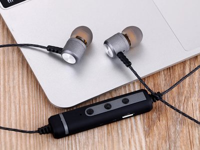 Навушники вакуумні з мікрофоном Bluetooth магніт AZ-26-BT 200шт 7806 7806 фото
