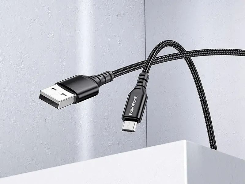 Кабель USB - micro USB Borofone BX54 Ultra Bright 360шт 8390 8390 фото