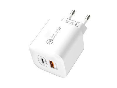 Зарядное устройство 220В 3,5А 20Вт QC3.0 USBx1 Type-Cx1 Quick Charger APD-180 500шт 7131 7131 фото