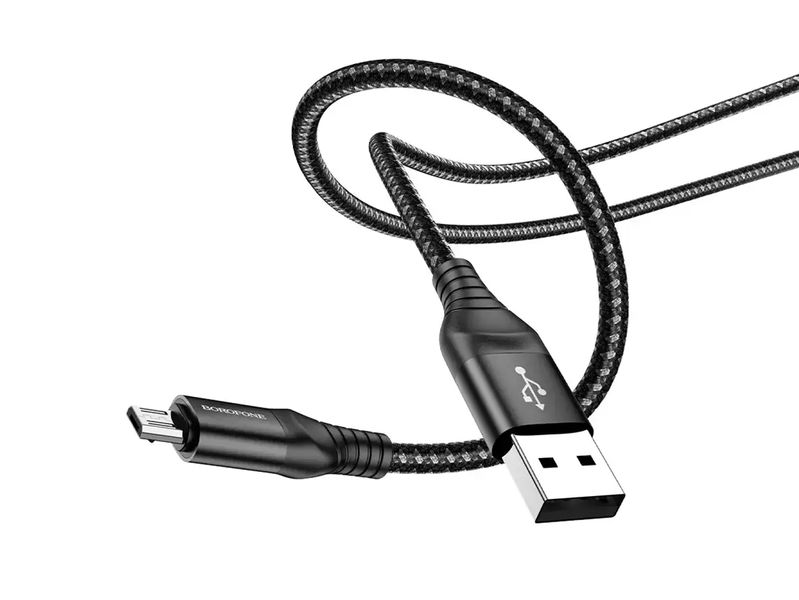 Кабель USB - micro USB Borofone BX56 Delightful 360шт 7484 7484 фото