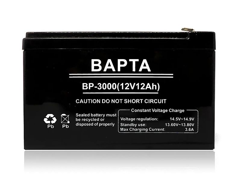 Аккумуляторная батарея BAPTA 12В 12,0Ач 155х98х99 BP-3000 4шт 7924 7924 фото