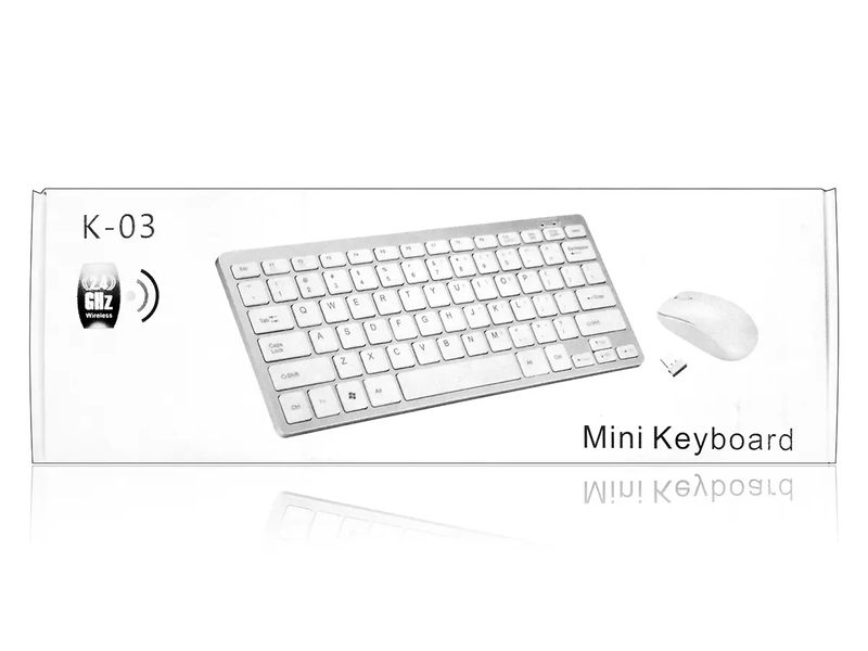 Клавіатура бездротова миша бездротова компл. K03 30шт 7843 7843 фото
