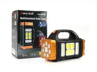Ліхтар ручний Solar Hurry Bolt HB-1678 40шт 7509 7509 фото