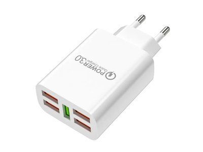 Зарядний пристрій 220В 3,5А QC3.0 USBx5 Quick Charger 47-52 500шт 7128 7128 фото