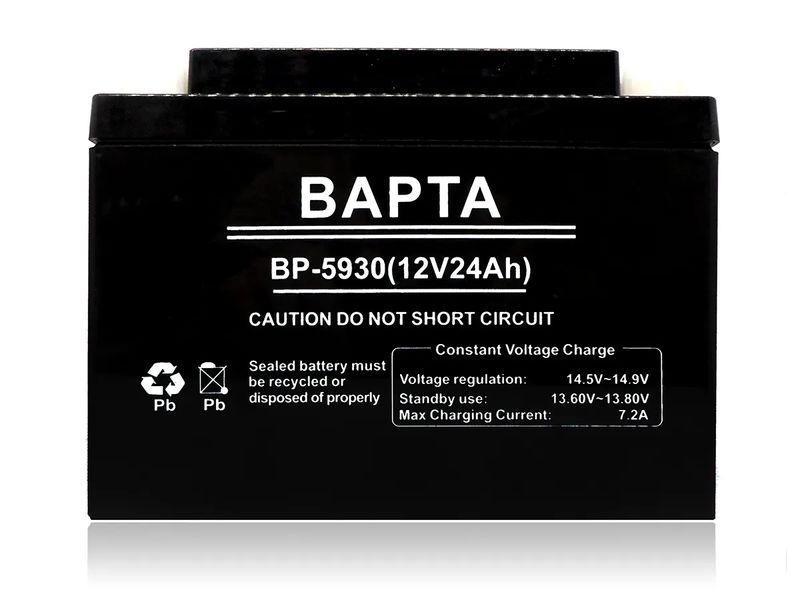 Акумуляторна батарея BAPTA 12В 24,0Ач 176х166х125 BP-5930 1шт 7833 7833 фото