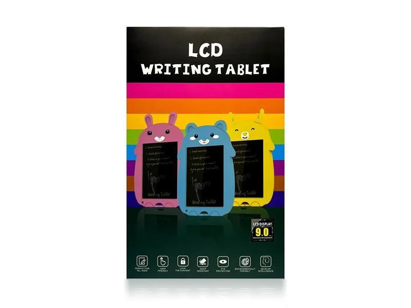 Планшет графический 9" детский цветной LCD Writing Tablet GY-WT-0901 100шт 6653 6653 фото