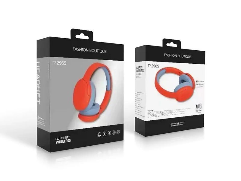 Наушники накладные с Bluetooth P2965 60шт 6918 6918 фото