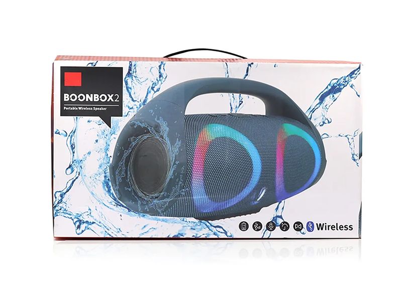 Мінідинамік Bluetooth Boombox 2 RGB B15 20шт 8172 8172 фото