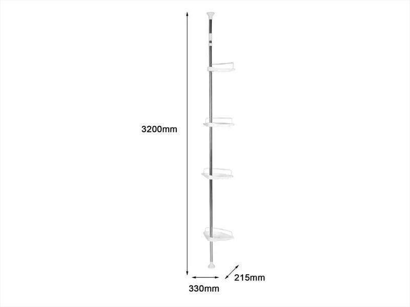 Полиця органайзер для ванної Multi Corner Shelf 12шт 8055 8055 фото
