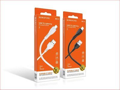 Кабель USB - Lightning Borofone BX51 Triumph 360шт 7302 7302 фото