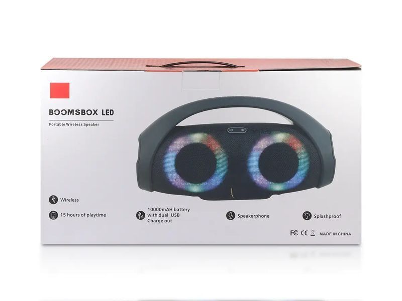 Мінідинамік Bluetooth RGB C6 16шт 7986 7986 фото