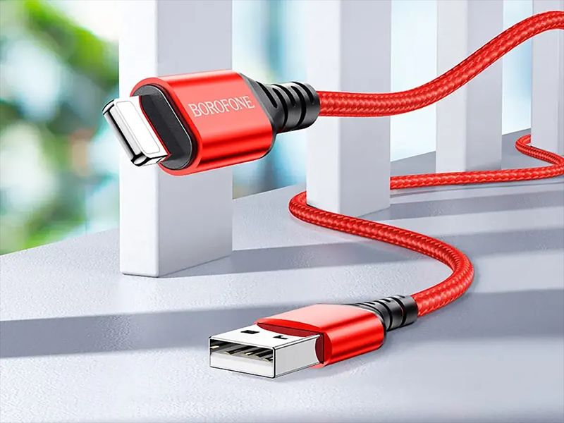 Кабель USB - Lightning Borofone BX54 Ultra Bright 360шт 7222 7222 фото
