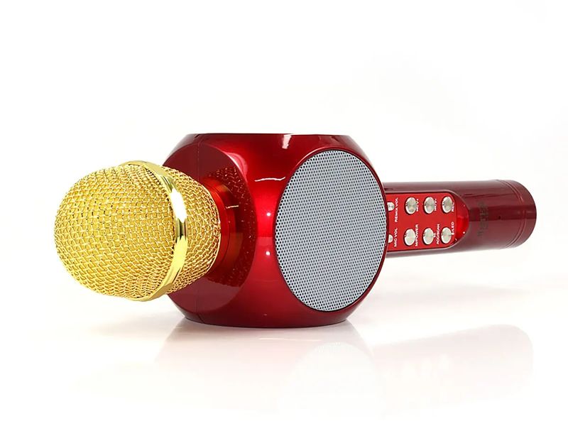 Микрофон караоке с подсветкой (цвета) WS1816 1 сорт 40шт 9575 9575 фото