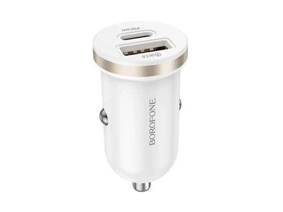 Зарядное устройство 12В PD30W QC3.0 USBx1 Type-Cx1 BZ22 Scenery Borofone 392шт 6677 6677 фото