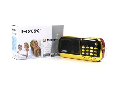 Радіоприймач BKK USB/MP3 B836S 100шт 8208 8208 фото