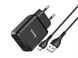 Зарядний пристрій 220В USBx2 з кабелем USB - micro USB Hoco N7 Speedy 120шт 8142 8142 фото 3