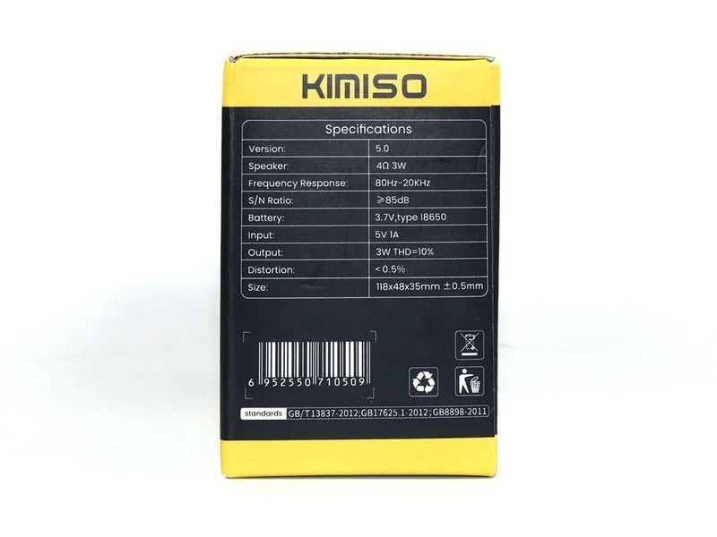 Минидинамик Bluetooth Kimiso K12 100шт 8818 8818 фото