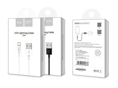 Кабель USB - Lightning Hoco X23-IP (уп. 46шт) 276шт 7728 7728 фото